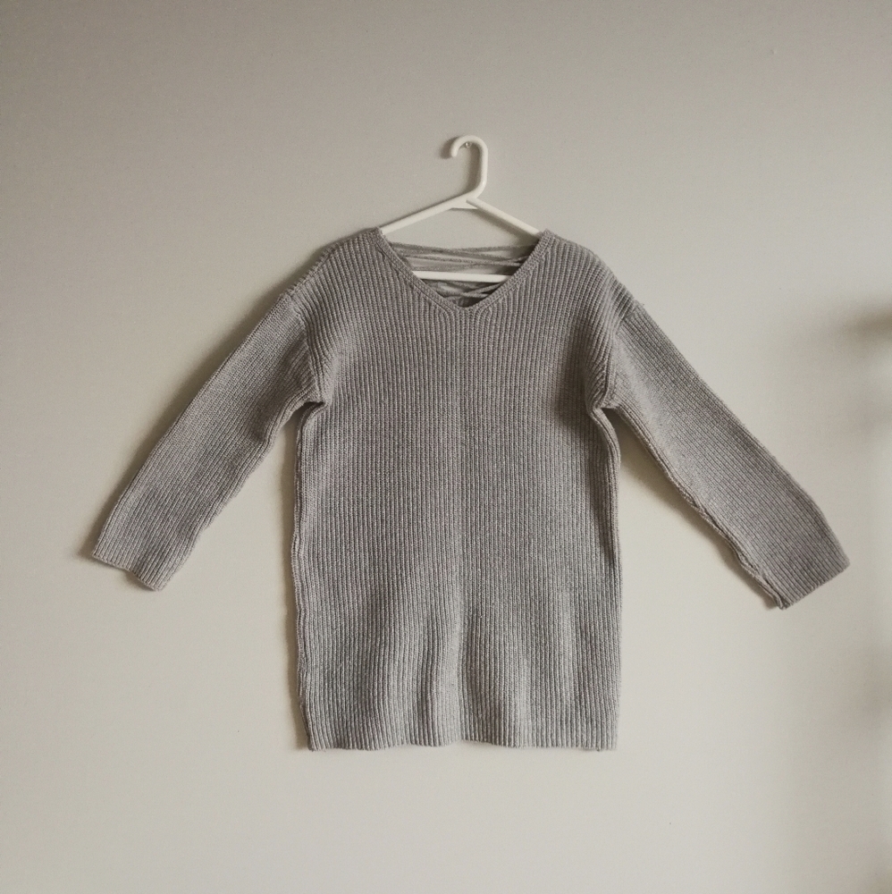 ❤️[3/$35] Petite Cross Strap Sweater Tunic/Dress